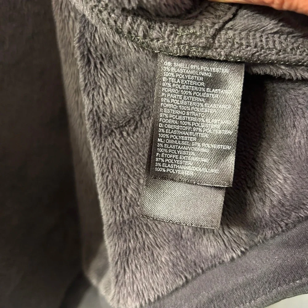 The North Face Apex Bionic WindWall Jacket Mens XL Gray Fleece Lined Full Zip